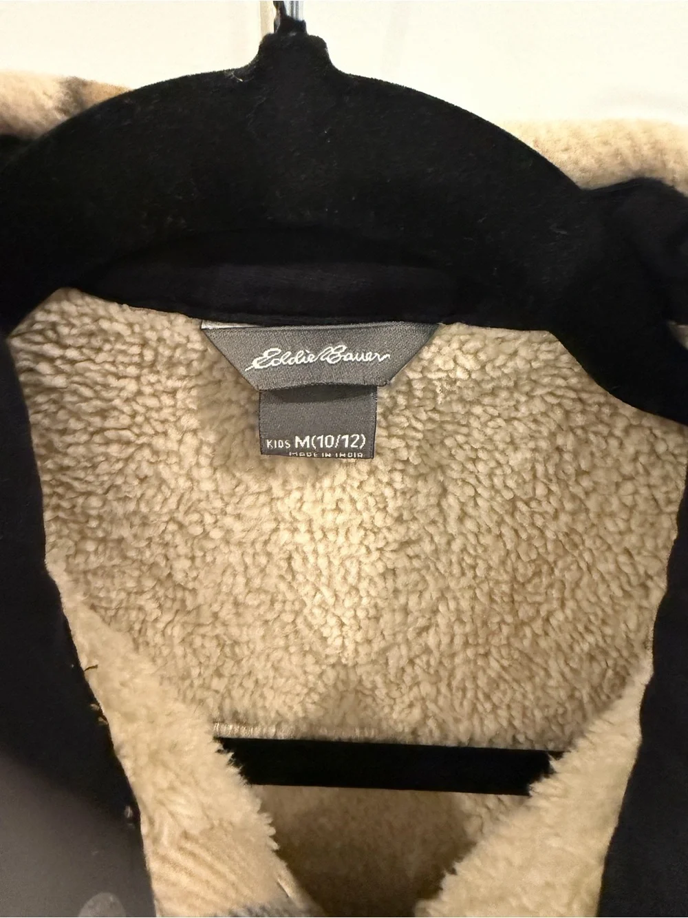 Eddie Bauer Fleece Lined Sherpa Youth Medium 10/12. Girl or boy